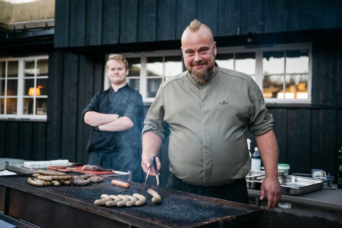 Grilling i Borggården